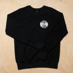 Port Land Full Logo Sweatshirt Black, Large