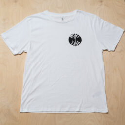 Port Land Thin Logo Womens T-Shirt White, Medium